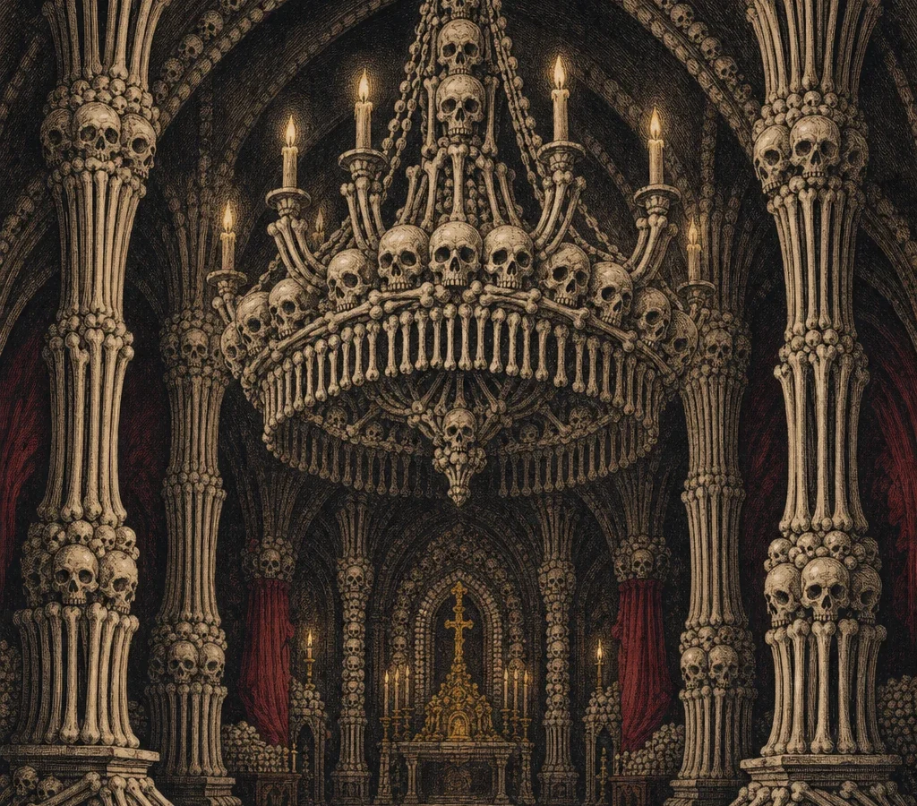 The Bone Chapel of Sedlec: A Church Built From 40,000 Dead